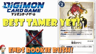 Best Tamer Yet Will END Rookie Rush!! Aiba Takumi! (Digimon TCG - Battle of Omega Reveals)