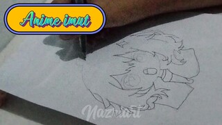 menggambar anak kecil imut ( Anime art drawing)