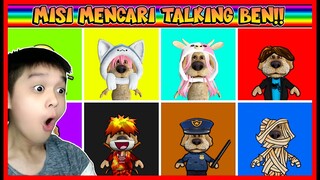 CHALLENGE MENCARI TALKING BEN !! KALAH = JOGET TIKTOK !! Feat @MOOMOO Roblox Indonesia