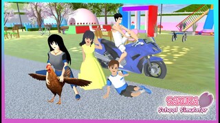 NGABUBURIT KE TAMAN BERMAIN MANDI B0LA - SAKURA SCHOOL SIMULATOR