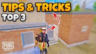 Top 3 Tips & Tricks in PUBG MOBILE / BGMI | Only 0.001 people know