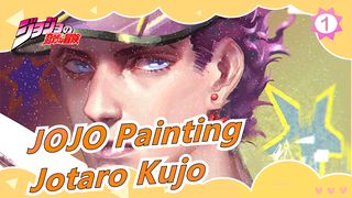 [JOJO / Copy Painting] Teach You How to Draw Jotaro Kujo_1