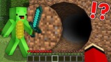 What Mikey and JJ Found in This SECRET TUNNEL in Minecraft? - Maizen