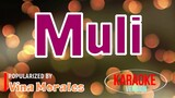 Muli - Vina Morales | Karaoke Version