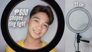 UNBOXING 600 PHP SHOPEE RING LIGHT! (SOBRANG WORTH IT) | Marcus Chleone