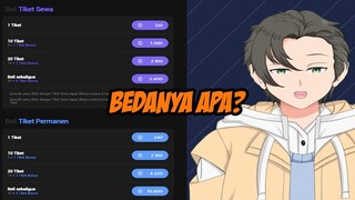 Perbedaan Tiket Premanen,Tiket Sewa Dan Tiket Gratisan Kakaowebtoon