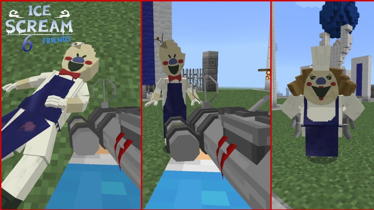 Ice Scream Horror Addon V2  Minecraft PE Mods & Addons