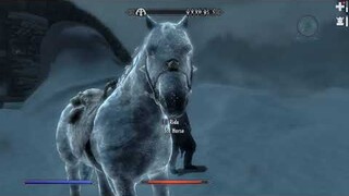 Skyrim: New Conjuration Spell Summon Ice Horse