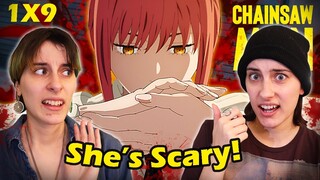 MAKIMA’S POWER IS TERRIFYING! Chainsaw Man Season 1 Episode 9 REACTION +  ED 9 reaction