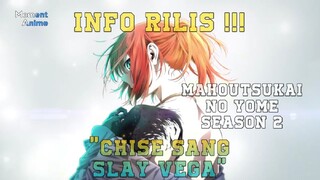 INFO TAYANG !!! Anime Mahoutsukai no Yome Season 2 - MomentAnime