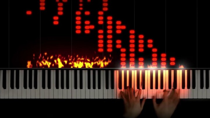 【Special Effects Piano】The Fifth Symphony First Movement Beethoven & Liszt- by The Flaming Piano