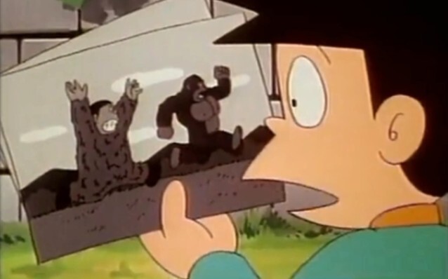 "Doraemon": Hoá ra Hổ Béo còn giống khỉ đột hơn cả khỉ đột...
