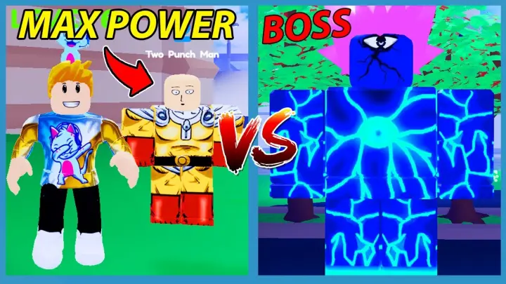 Unlocked Legendary One Punch Man to Fight the MAX LEVEL BOSS! - Roblox Anime Worlds Simulator