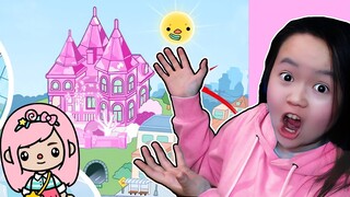 SERU!! MOMON BANGUN RUMAH SERBA PINK di TOCA BOCA ft @BANGJBLOX  | TOCA BOCA