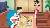 Shizuka chiêu đãi Nobita bằng những món ăn ngon, cay nồng nhưng mẹ Nobita thậm chí còn chiêu đãi nhà