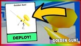 Golden Gun *Review* ! FAST CASH? | Big Paintball (ROBLOX)