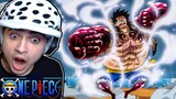 LUFFY GEAR 4 REACTION | One Piece REACTION Episode 725-728