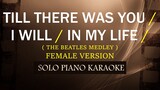 TILL THERE WAS YOU / I WILL / IN MY LIFE ( FEMALE VERSION ) ( THE BEATLES MEDLEY ) (COVER_CY)
