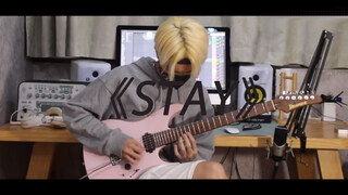 "Stay" 「Gitar Teknik Fingerstyle」Remix! Dengan Musik Elektronik!