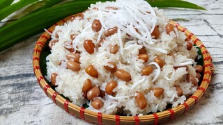 Cách Nấu Xôi Lạc ( Xôi Đậu Phộng ) Bằng Nồi Cơm Điện Dẻo Thơm | Góc Bếp Nhỏ