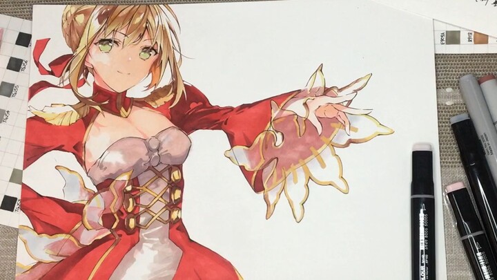 【Life】【Fate/Grand Order drawing heroes】Nero: I'll be your wife.