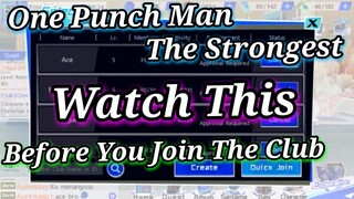 One Punch Man The Strongest | Watch This Before You Join The Club