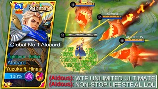 UNLI ULT = 100% IMMORTAL | Alucard in Mayhem Mode Should Be ILLEGAL (Easy 1v5 Non-Stop Lifesteal)