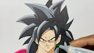 วิธีการวาด Goku Super Saiyan 4 ง่าย – Dragon Ball GT