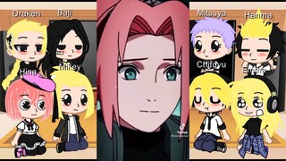 Tokyo Revengers react to Takemichi as Haruno Sakura//(1/1)//Not original//🌸