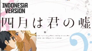 Op shigatsu wa kimi no uso[Hikaru Nara]Indonesia Version