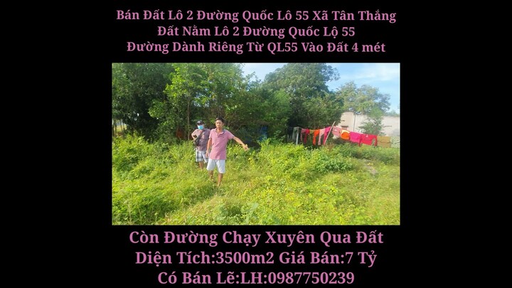 bán đất đường QL55