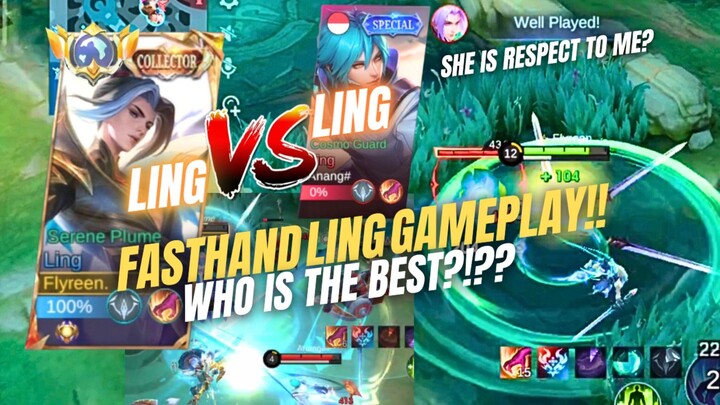 SHE IS RESPECT TO ME?!?? |FASTHAND LING GAMEPLAY