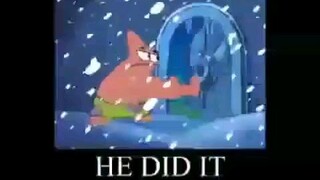 patrick opened the door