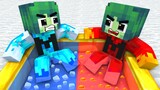 Monster School : Baby Zombie Attack Bad Guy -  Minecraft Animation