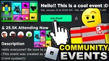 The new Community Events Update is not what we expected.. (ROBLOX)