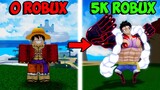 Spending $5000 Robux For GEAR 4 In The New One Piece Game Roblox