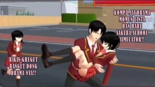 KOMPILASI DRAMA PERCINTAAN YANG BIKIN HARU!! SAKURA SCHOOL SIMULATOR TERBARU!!