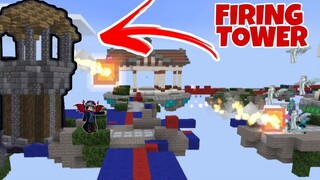 🔴WORKING TOWER CANOON IN BEDWARS! FIRING FIRE BALLS & TNT 😱😱 -BLOCKMAN GO BEDWARS