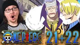 ONE PIECE EPISODE 21 & 22 REACTION | Anime Reaction | Sub
