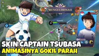 Land Of Down Dijadikan Lapangan Bola - Skin Captain Tsubasa Mobile Legends