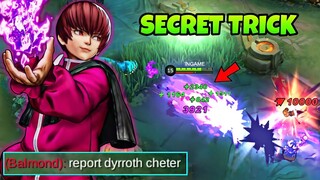 NEW BEST DYRROTH LIFESTEAL 1 HIT BUILD 2023 (NEW SECRET TRICK!) MLBB