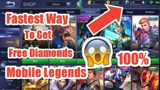 Mabilisang Paraan Kung Paano Makakuha Ng Diamonds Sa Mobile Legend | Tutorial Tagalog |