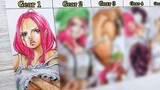 Drawing Jewelry Bonney in Gear 1, 2, 3, 4, and 5 | One Piece | ワンピース