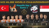 BEDEL VS EVOS SG [GAME 1] | M3 MLBB World Championship 2021  Playoffs Day 1