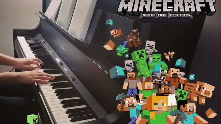 [Musik] [Play] Tiga lagu yang membuat terharu - Minecraft Piano