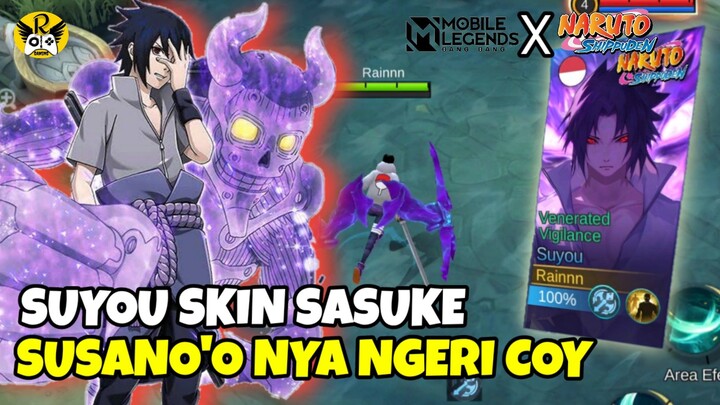 Susanoo Sasuke Menggila Di Land Of Down - Skin Collab Mlbb X Naruto