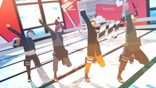LoveShake【NARUTO MMD】NARUTO*SASUKE*SHIKAMARU*SAI