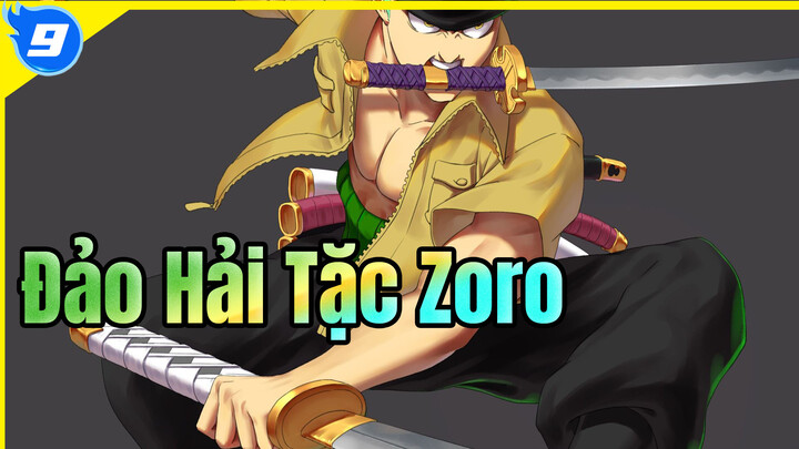 Đảo Hải Tặc Zoro (Vẽ Đao Gặm Nhấm) | Vẽ Trên Tablet_9