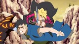 The brat Boruto suddenly attacked Kawaki to Naruto and Sasuke's surprise