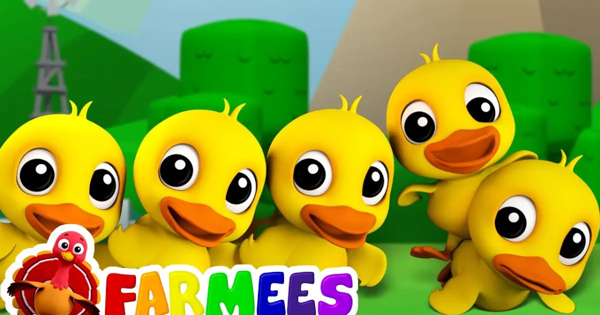 Five Little Ducks | Childrens Song For Kids | Nursery Rhyme For Baby by  Farmees - Bilibili